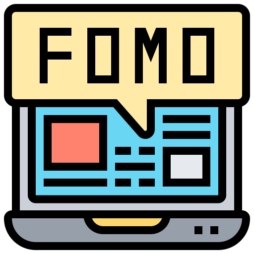 fomo grátis ícone fomo grátis ícone