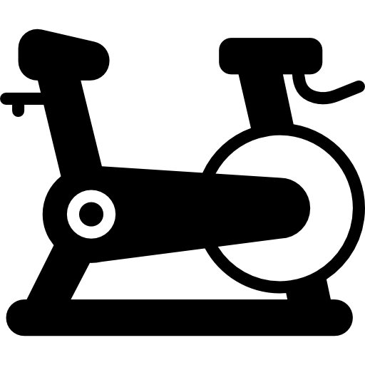 bicicleta estatica icono gratis