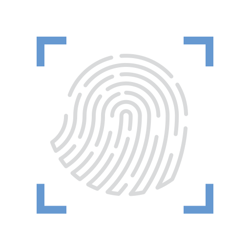 huella dactilar icono gratis