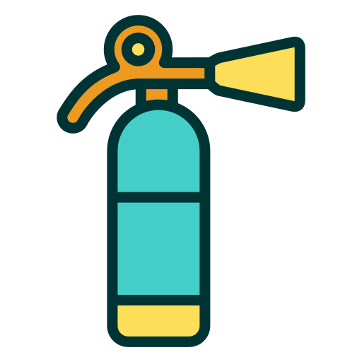 Fire extinguisher Generic Outline Color icon