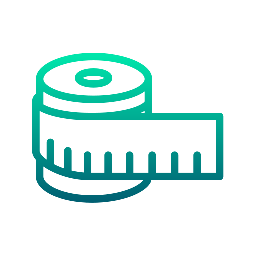 Measuring tool Generic Gradient icon