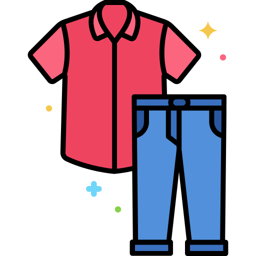 Male clothes free icon