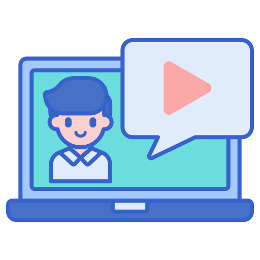 Éducation en ligne Icône gratuit Éducation en ligne Icône gratuit