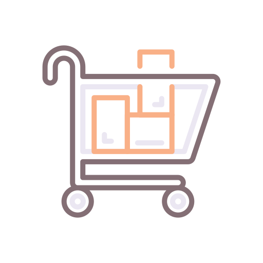 Shopping cart Flaticons Lineal Color icon