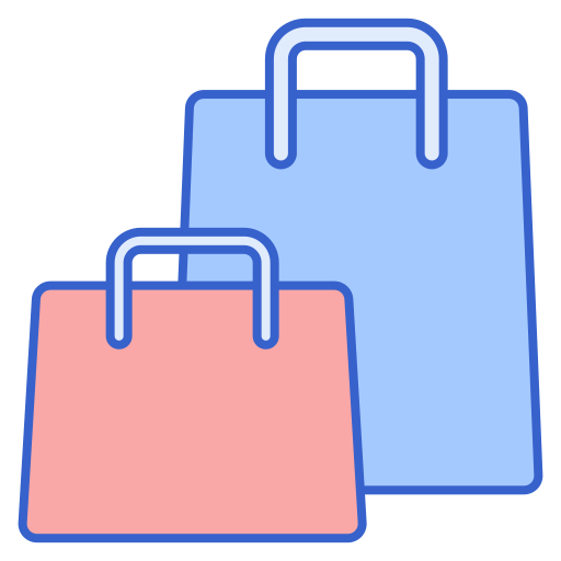 Shopping bags - free icon