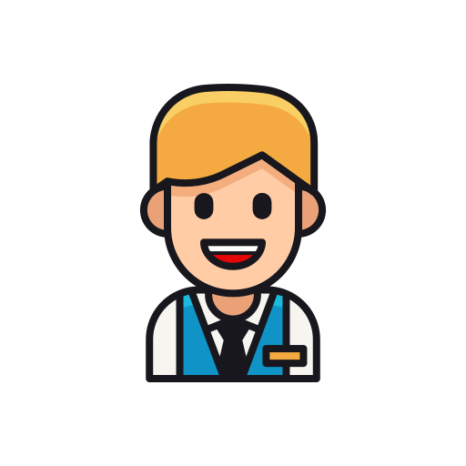 Flight attendant free icon