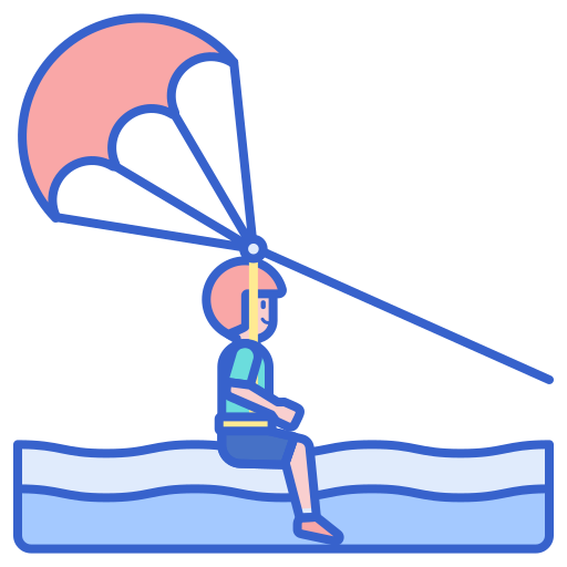 parasailing icono gratis