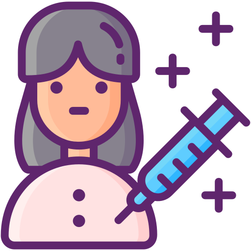 Allergy shots Flaticons Lineal Color icon