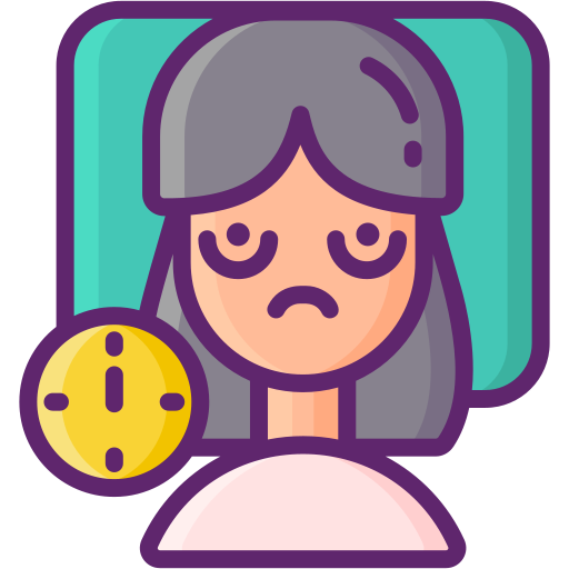 Sleep Disorder Flaticons Lineal Color Icon 