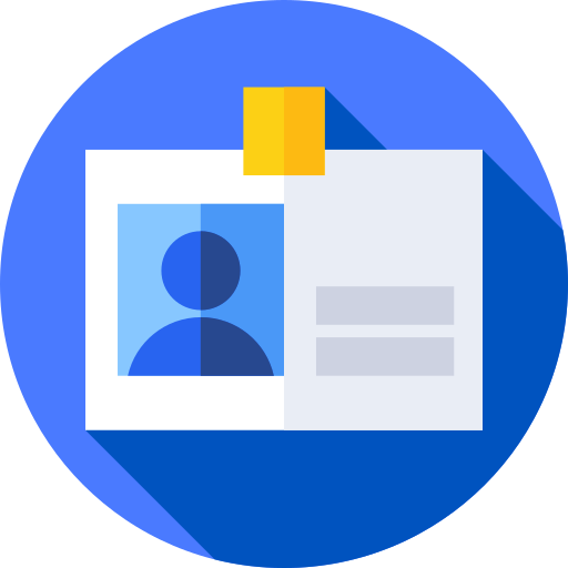 tarjeta de identificación icono gratis