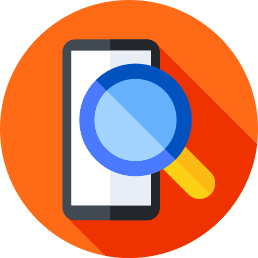 búsqueda en línea icono gratis