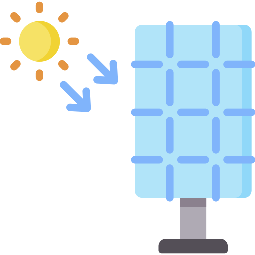 célula solar icono gratis