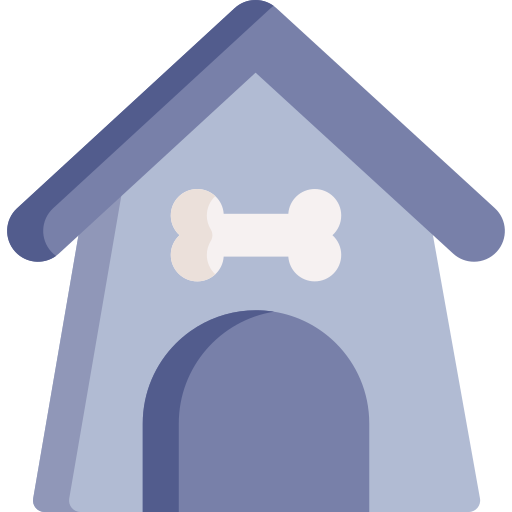 casa de perro icono gratis