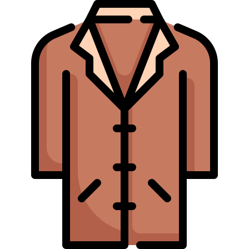 Long coat Generic Outline Color icon