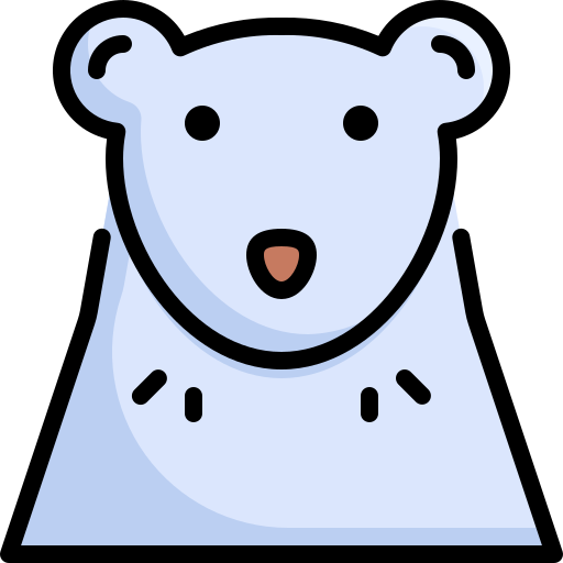 oso polar icono gratis