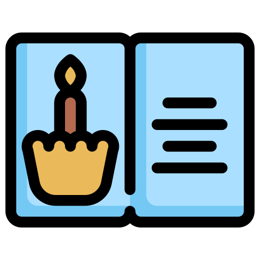 tarjeta de cumpleaños icono gratis