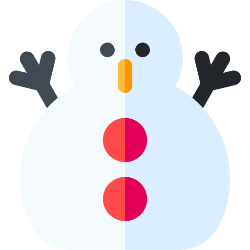 Snowman Basic Rounded Flat icon