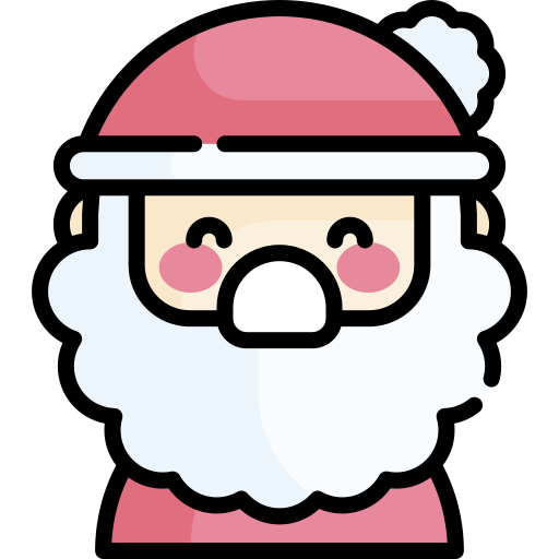 papá noel icono gratis