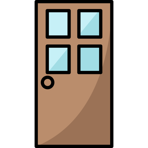 Door Generic Outline Color icon