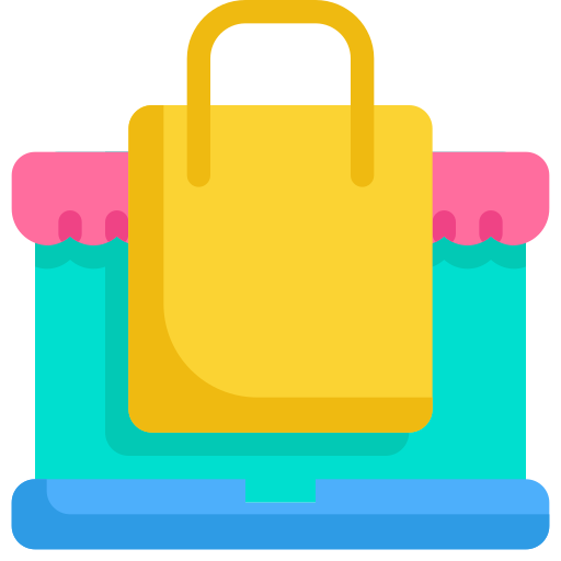 bolsa de compras grátis ícone