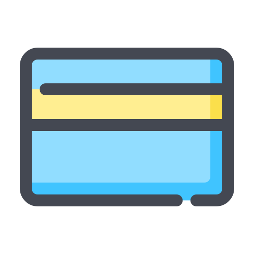 Credit card Generic Outline Color icon