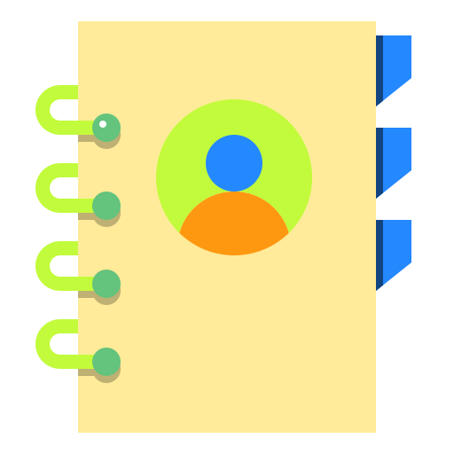 Carnet d'adresse - Icônes utilisateur gratuites