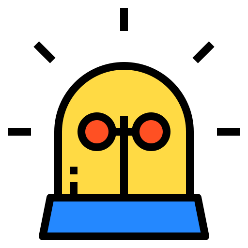 alarma de incendios icono gratis