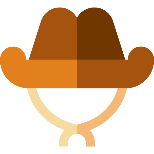 sombrero de vaquero icono gratis