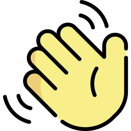 Waving hand - Free gestures icons