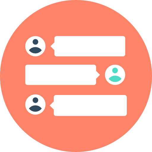 Chat free icon