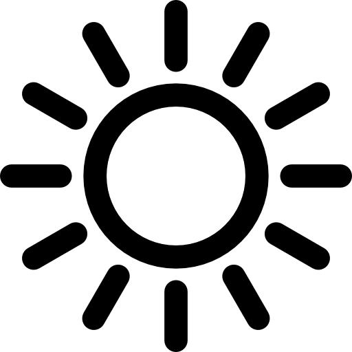 Sun Basic Rounded Lineal icon