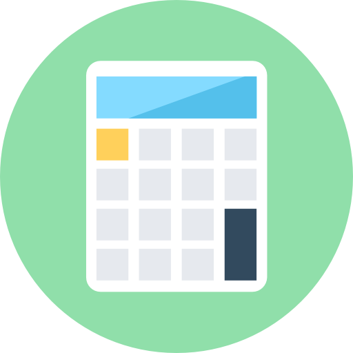 Calculator free icon Calculator free icon