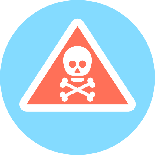 Danger free icon Danger free icon