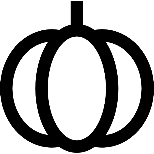 Pumpkin Basic Straight Lineal icon