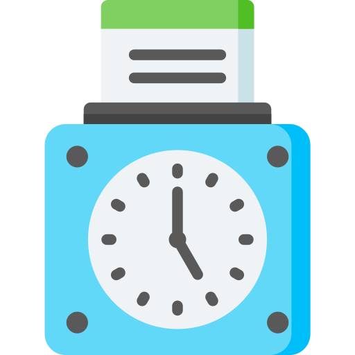 registrador de tiempo icono gratis