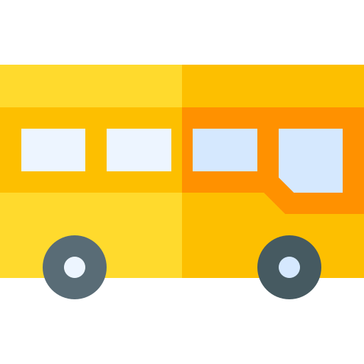 Bus Basic Straight Flat icon