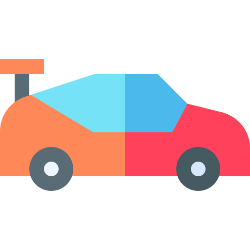 voiture de course Icône gratuit