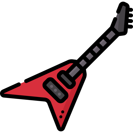 guitarra eléctrica icono gratis