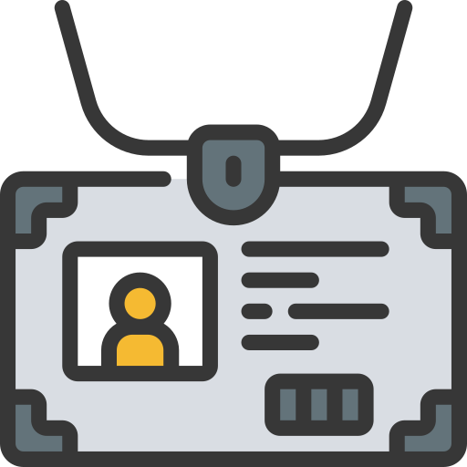 tarjeta de identificación icono gratis