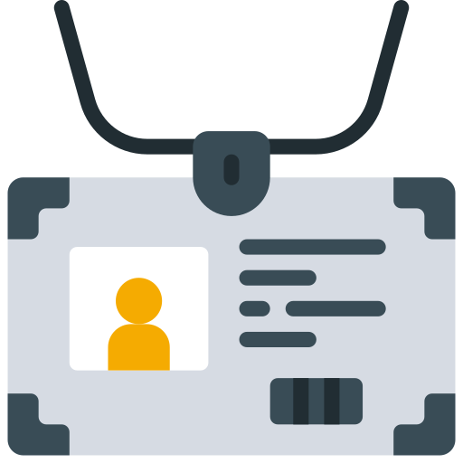 tarjeta de identificación icono gratis