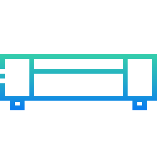 mesa de televisión icono gratis