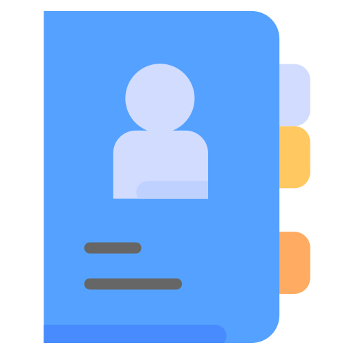 livre de contacts Icône gratuit