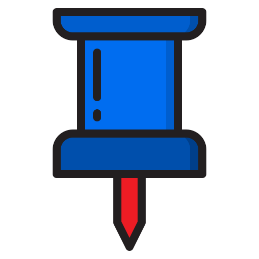 alfiler icono gratis