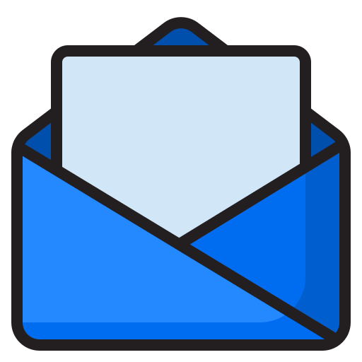 Mail Srip Lineal Color Icon