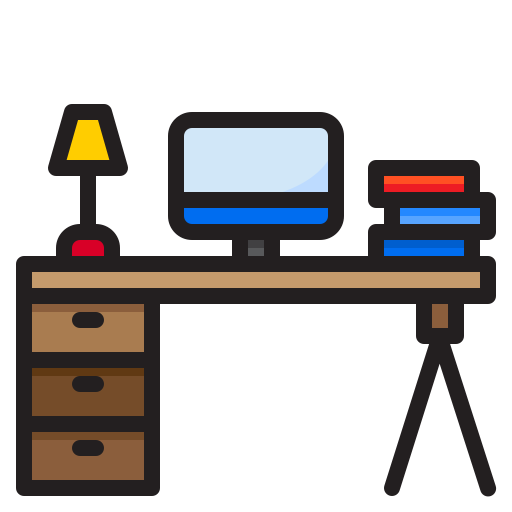 Office Desk Icon Png