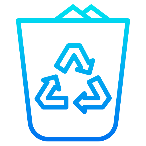 papelera de reciclaje icono gratis