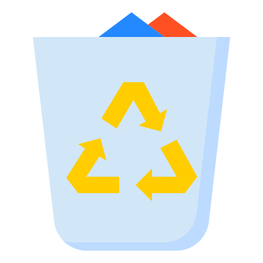 papelera de reciclaje icono gratis