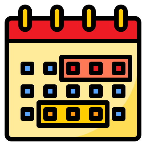 Event - Free time and date icons