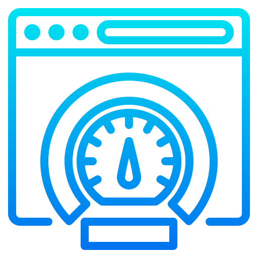 velocidad de página icono gratis
