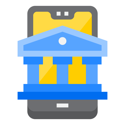 Bank srip Flat icon